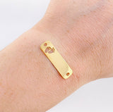 Charm Foot Plate 0.85 g / 1 in 18K Yellow Gold