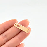 Charm Crown Plate 0.7 g / 1 in 18K Yellow Gold