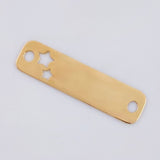 Charm Star Plate 0.8 g / 1 in 18K Yellow Gold