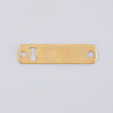 Herraje Placa Perro 0.8 g / 1 in Oro Amarillo 18K