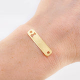 Charm Dog Plate 0.8 g / 1 in 18K Yellow Gold