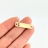 Herraje Placa Perro 0.8 g / 1 in Oro Amarillo 18K