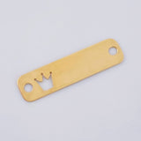 Herraje Placa Corona 0.75 g / 1 in Oro Amarillo 18K