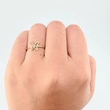 Anillo Mariposa 1 g / T4 1/2 Oro Amarillo 18K