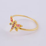 Dragonfly Ring 0.95 g / T4 1/2 18K Yellow Gold