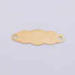 Herraje Placa Nube 0.7 g / 1 in Oro Amarillo 18K