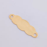 Charm Cloud Plate 0.75 g / 1 in 18K Yellow Gold