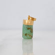 Rough Emerald Pendant 0.8g / 3/4 in 18K Yellow Gold