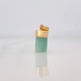 Dije Morralla Esmeralda 0.8g / 3/4 in Oro Amarillo 18K