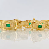 Pulso Imperial Esmeraldas 2.7qts 18.95g / 8 1/4 in / 10.32mm Oro Amarillo 18K