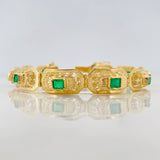 Pulso Imperial Esmeraldas 2.7qts 18.95g / 8 1/4 in / 10.32mm Oro Amarillo 18K