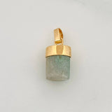 Dije Morralla Esmeralda 0.8g / 3/4 in Oro Amarillo 18K