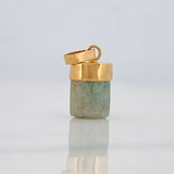 Dije Morralla Esmeralda 0.8g / 3/4 in Oro Amarillo 18K
