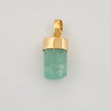 Dije Morralla Esmeralda 0.8g / 1/2 in Oro Amarillo 18K