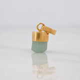 Dije Morralla Esmeralda 0.4g / 1/2 in Oro Amarillo 18K
