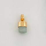 Dije Morralla Esmeralda 0.4g / 1/2 in Oro Amarillo 18K