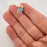 Rough Emerald Pendant 0.8g / 3/4 in 18K Yellow Gold