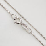 Set Cadena Veneciana + Dije Corazon Esmeralda 0.3pts / 1.3g / 18 in Oro Blanco 18K