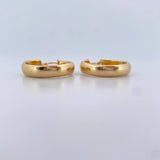 Hoop Earrings Nati 4.55gr / 2.8cm / 18K Yellow Gold $