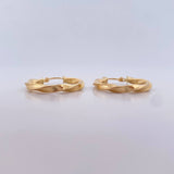 Candongas Deis 2.55gr / 2.7cm / Rayadas Oro Amarillo 18K $