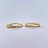 Hoop Earrings Sandra 2.25gr / 2.5cm / 18K Yellow Gold $