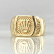 Anillo Sello Corona 3.05gr / T6 / Oro 18K