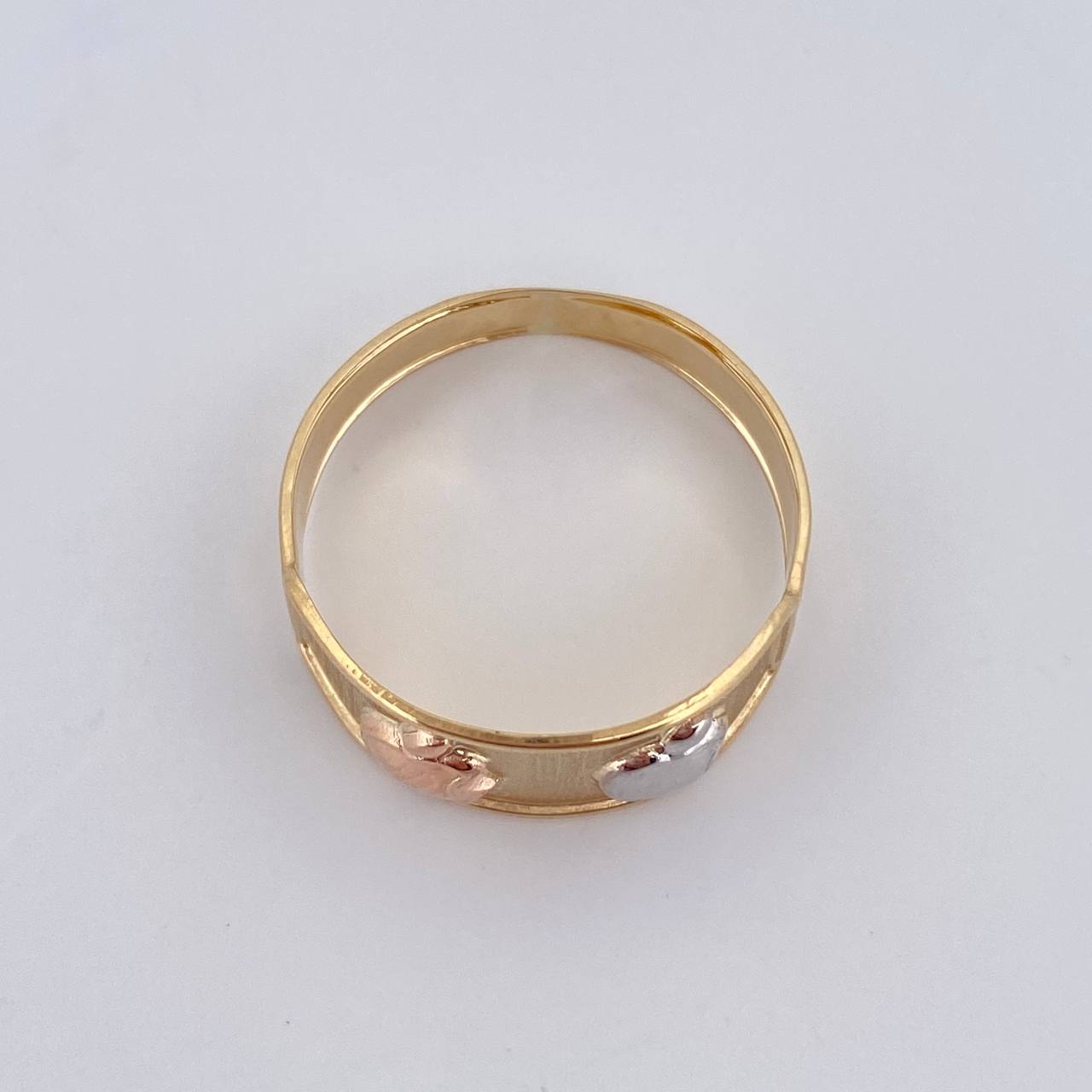 Apple Ring 1.8g / T8 1/2 Three Golds 18K