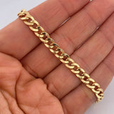 Cuban Links Bracelet 5.35gr / 8.2in / +0 18K Gold &
