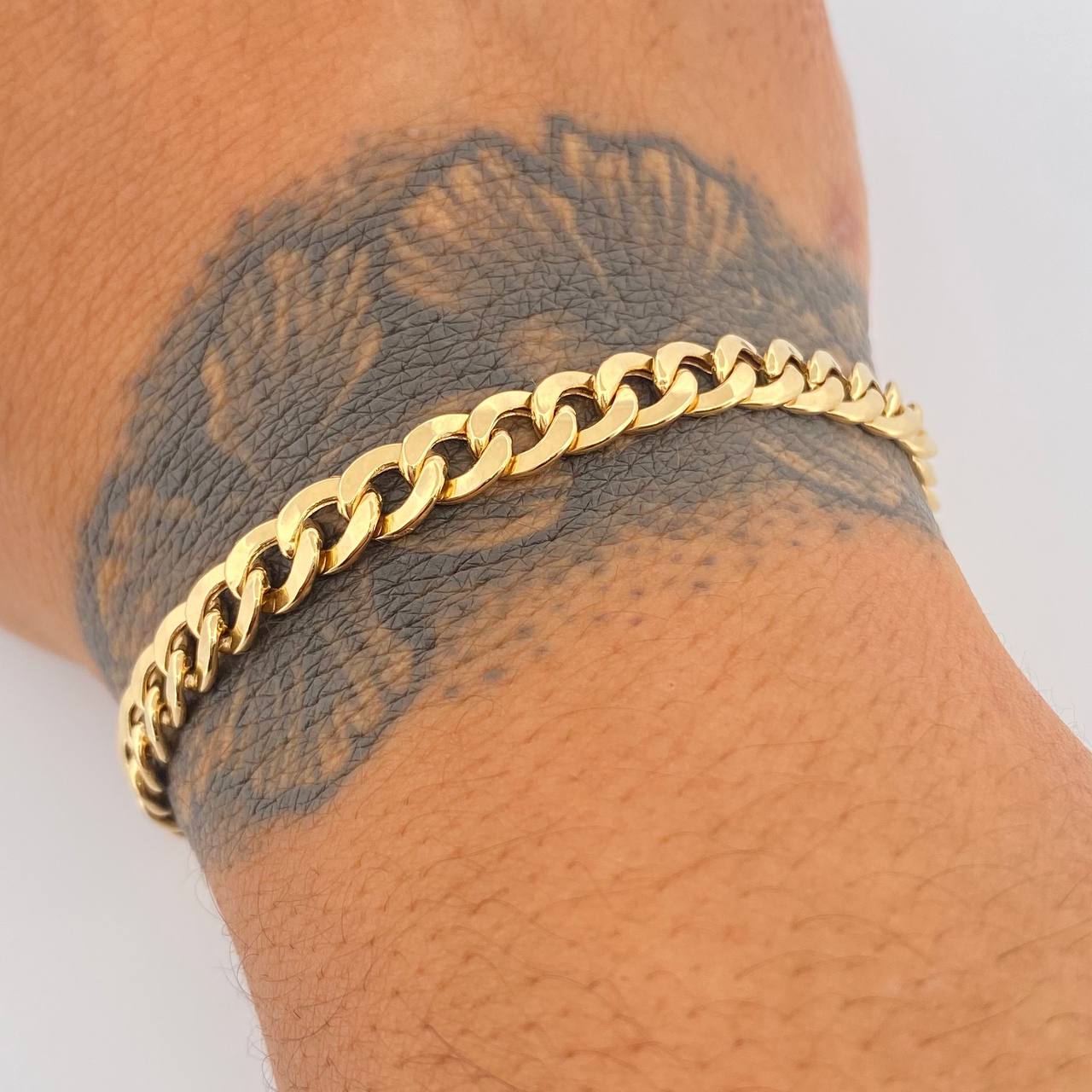 Cuban Links Bracelet 5.35gr / 8.2in / +0 18K Gold &