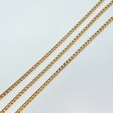 Cadena Cubana 2.25gr / 19 3/4 in / 1.7mm Oro Amarillo +1 18K ©