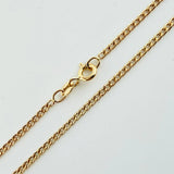 Cadena Cubana 2.2gr / 19 3/4 in / 1.7mm Oro Amarillo +1 18K ©