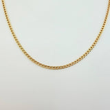 Cadena Cubana 2.3gr / 19 3/4 in / 1.7mm Oro Amarillo +1 18K ©
