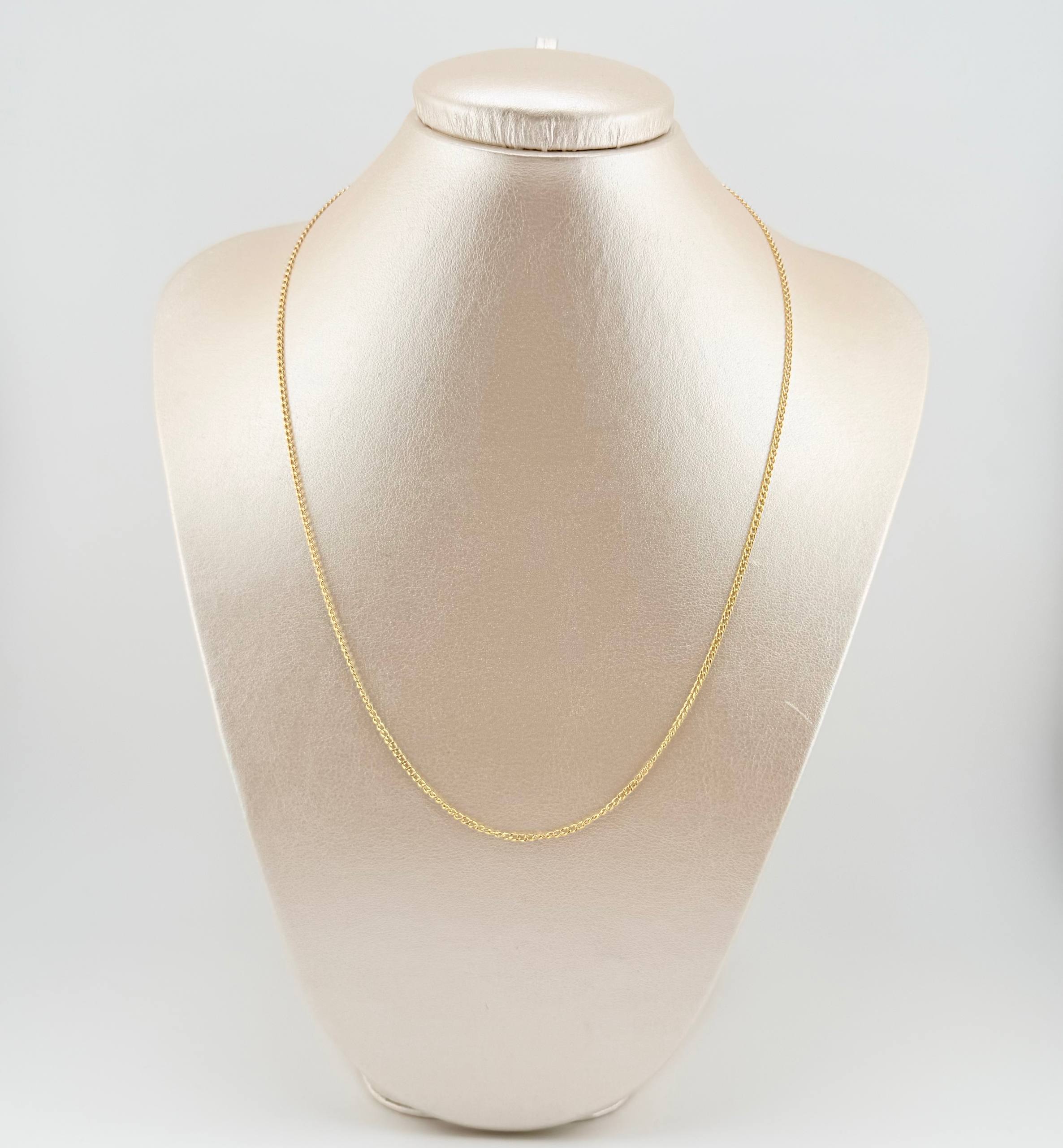 Cadena Cubana 2.2gr / 19 3/4 in / 1.7mm Oro Amarillo +1 18K ©