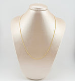 Cadena Cubana 2.2gr / 19 3/4 in / 1.7mm Oro Amarillo +1 18K ©