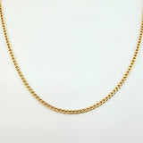 Cadena Cubana 2.2gr / 19 3/4 in / 1.7mm Oro Amarillo +1 18K