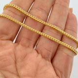 Cadena Franco 7.75gr / 21 3/4 in / Oro Amarillo +3 18K $