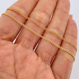 Cadena Cubana 1.05gr / 15 3/4 in / Oro Amarillo +1 18K $