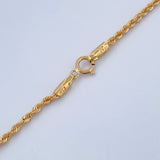 Rope Chain 1.5gr / 17 3/4 in / 18K Gold +3 $