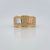 Anillo Elefante 1.85gr / T8 1/2 / Oro 18K $