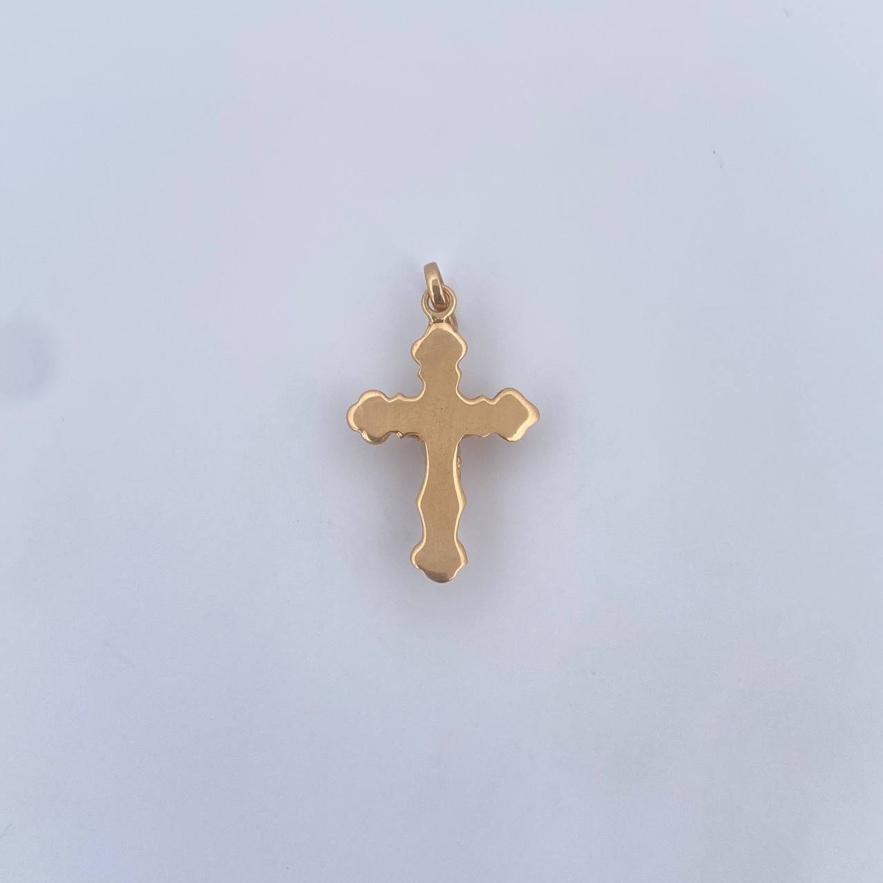 Dije Cruz Cristo 1.6gr / 2.9cm / Oro Amarillo 18K &