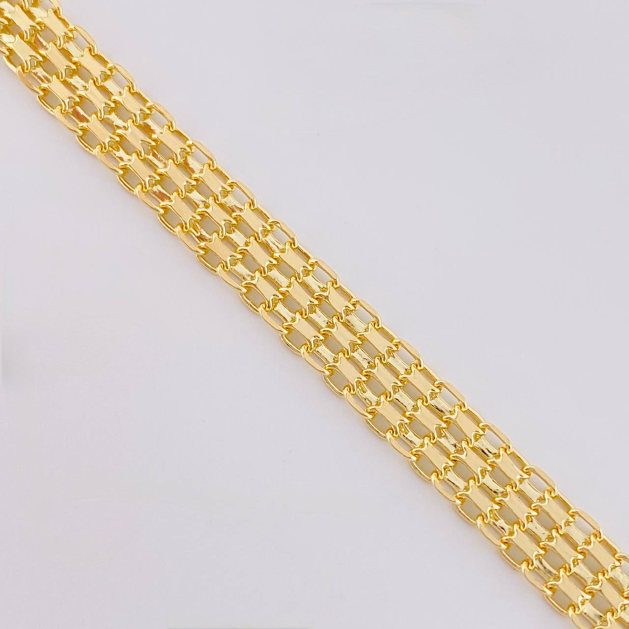 Pulso Chino 8.05 g / 7 1/4 in / 6.3 mm Oro Amarillo 18K