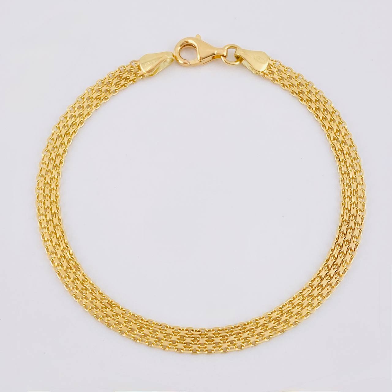 Pulso Chino 5.4 g / 7 1/4 in / 4.65 mm Oro Amarillo 18K