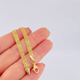 Pulso Chino 5.4 g / 7 1/4 in / 4.65 mm Oro Amarillo 18K