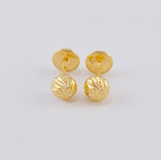 Topos Bola Diamantada 0.55 g / in / 5 mm Oro Amarillo 18K