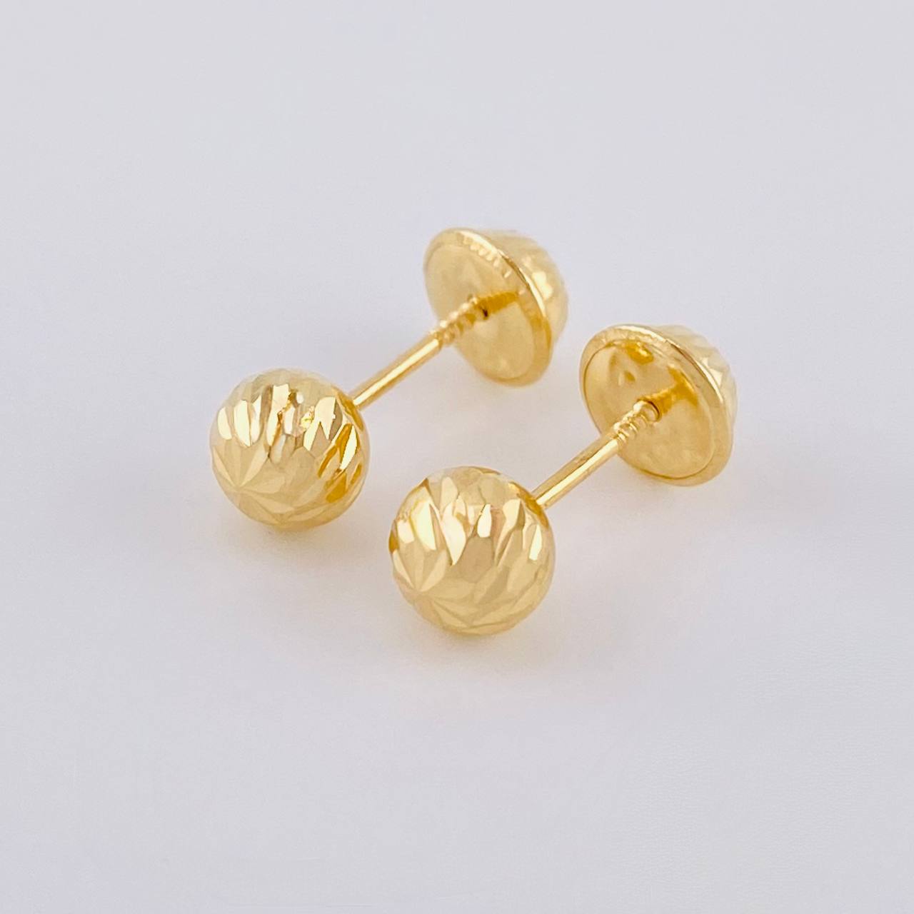 Topos Bola Diamantada 0.55 g / in / 5 mm Oro Amarillo 18K