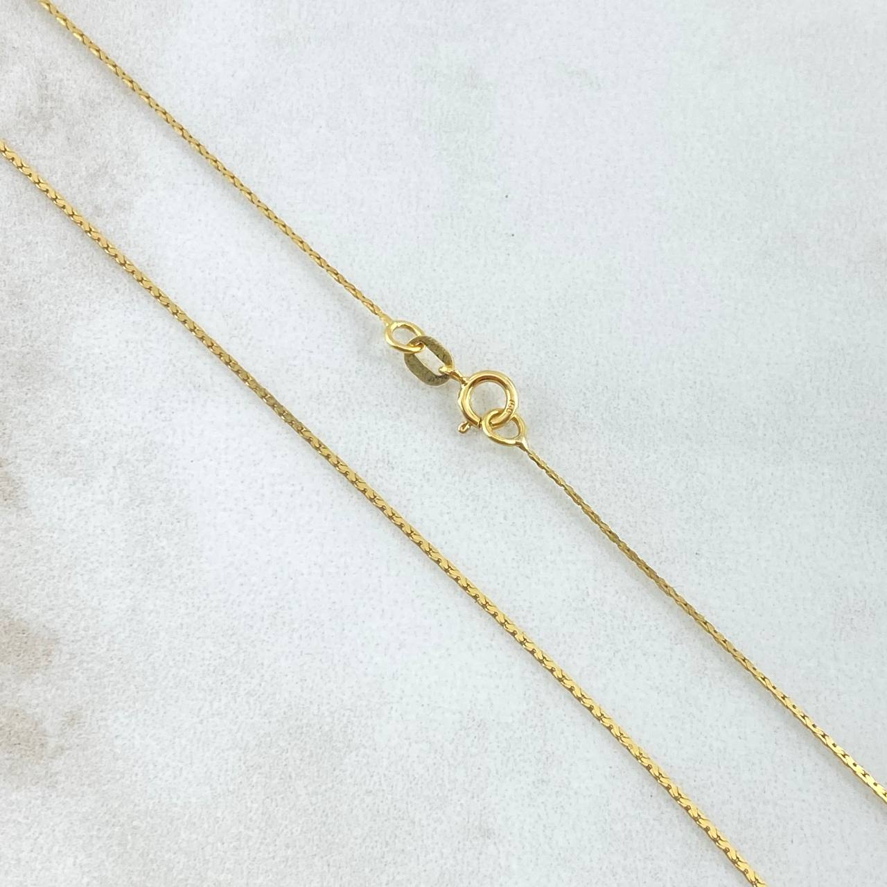 Flat Snake Chain 1.35gr / 45cm / 0.7mm Yellow Gold +3 18K (Offer)
