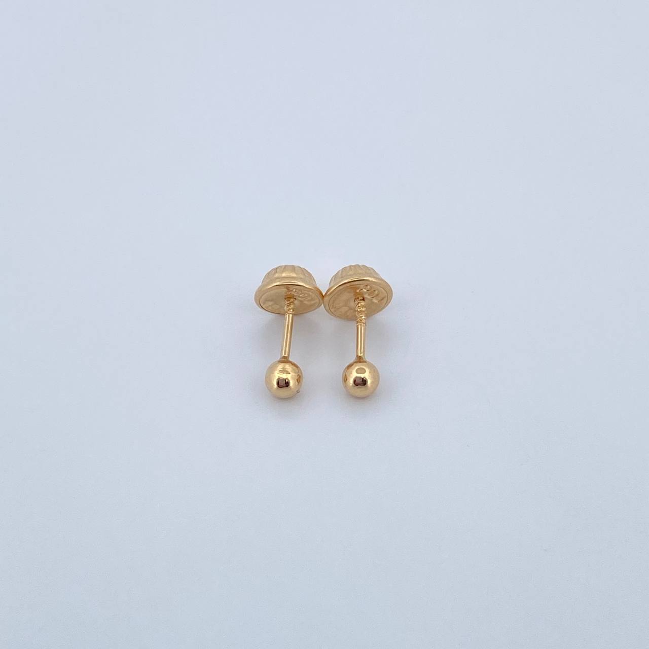 Topos Bola 0.35gr / 3mm Lisa Oro Amarillo 18K &