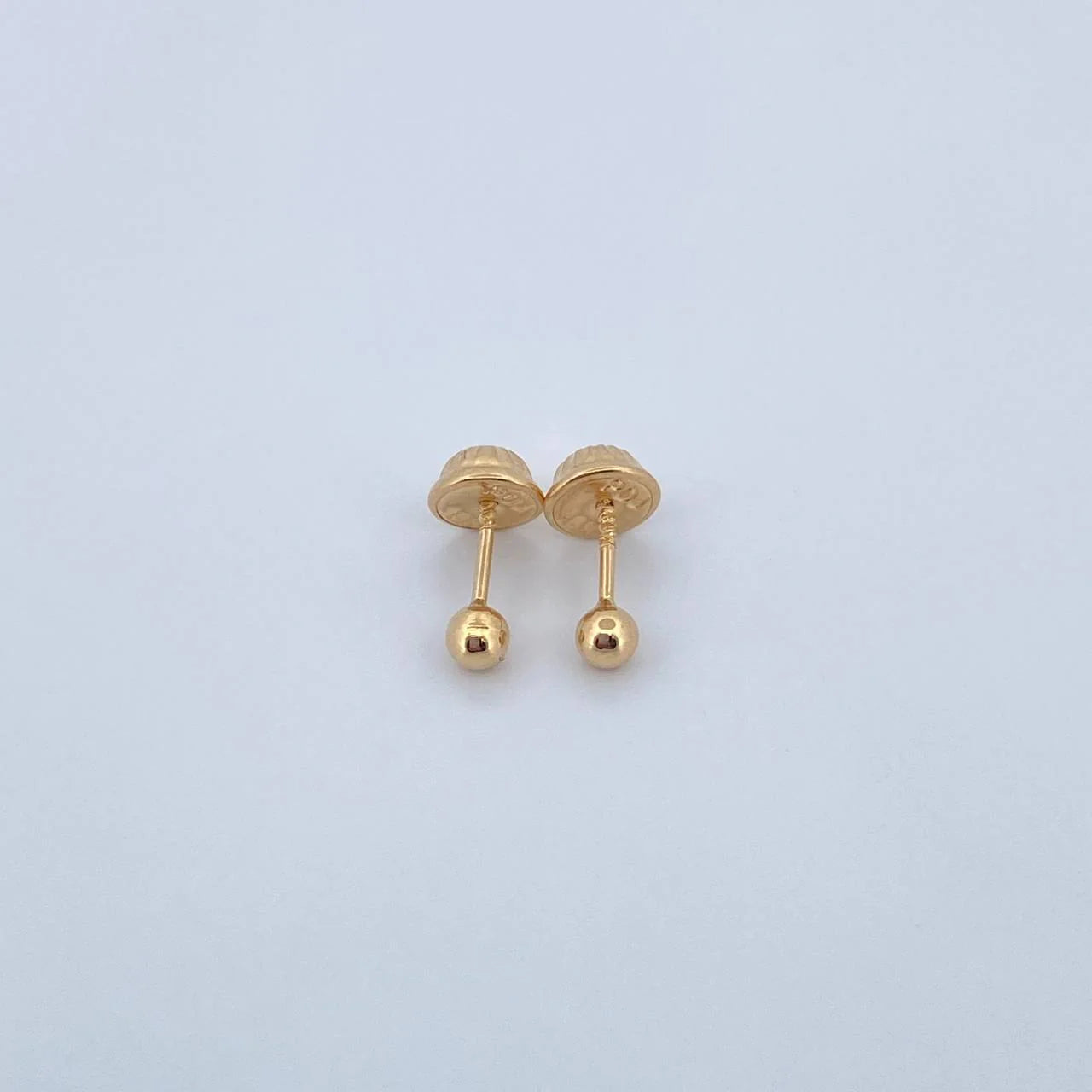 Topos Bola 0.35 g / in / 3 mm Oro Amarillo 18K