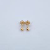Topos Bola 0.35gr / 3mm Lisa Oro Amarillo 18K &