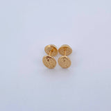Stud Earrings Virgin Guadalupe 0.5gr / 18K Yellow Gold $